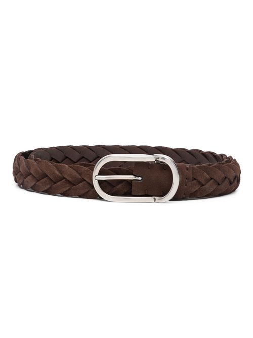 Earth brown braided belt Brunello Cucinelli | MAUIE333C8830